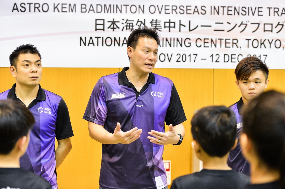 Astro Kasih Head coaches Chan Chong Ming (L) and Lee Wan Wah (R).